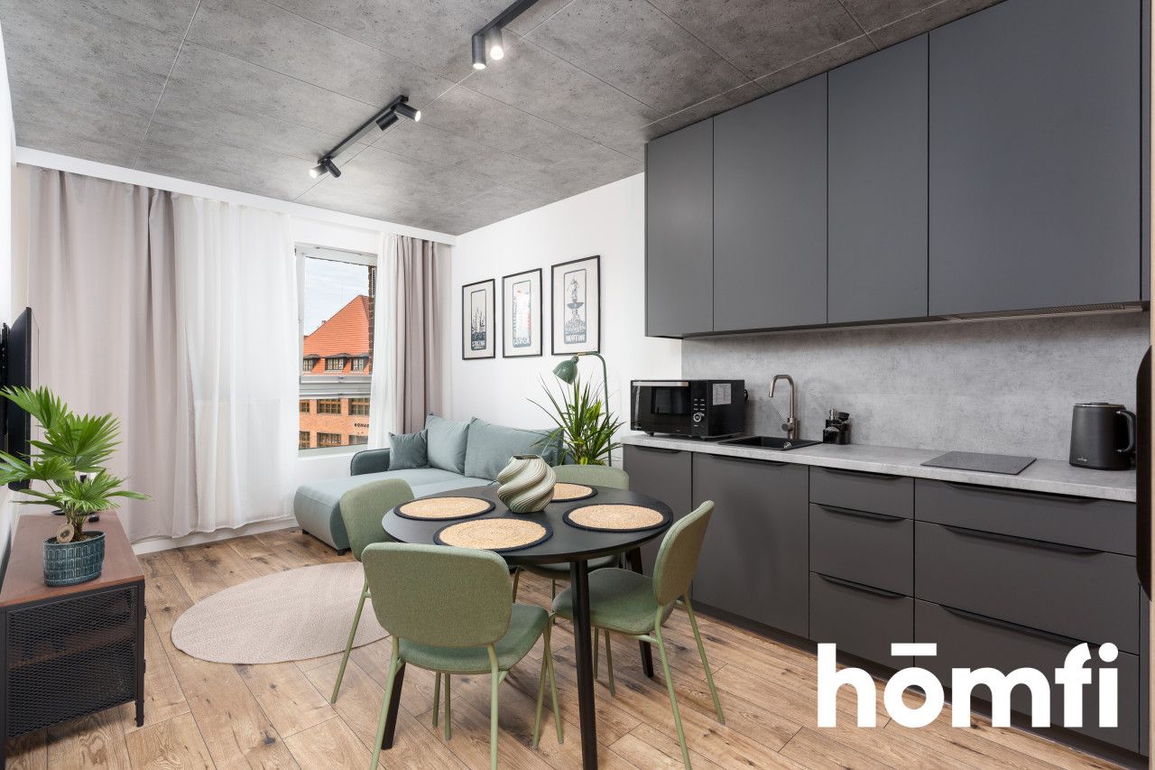 Stylish 30 m² plus balcony, next to Elektrykow - Żurawie I - Квартира - Оренда - Gdańsk, Śródmieście