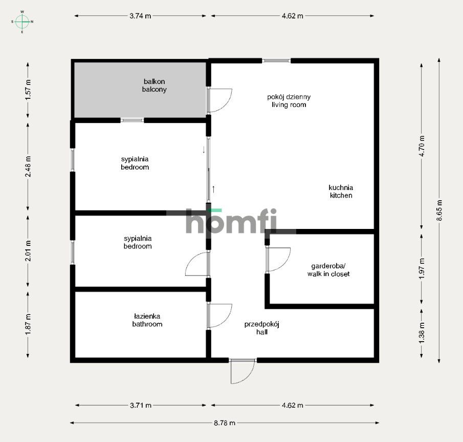 Komfortowe 3 pokojowe mieszkanie z garażu, Dobrego Pasterza - Mieszkanie - Sprzedaż - Kraków, Śródmieście / Prądnik Czerwony