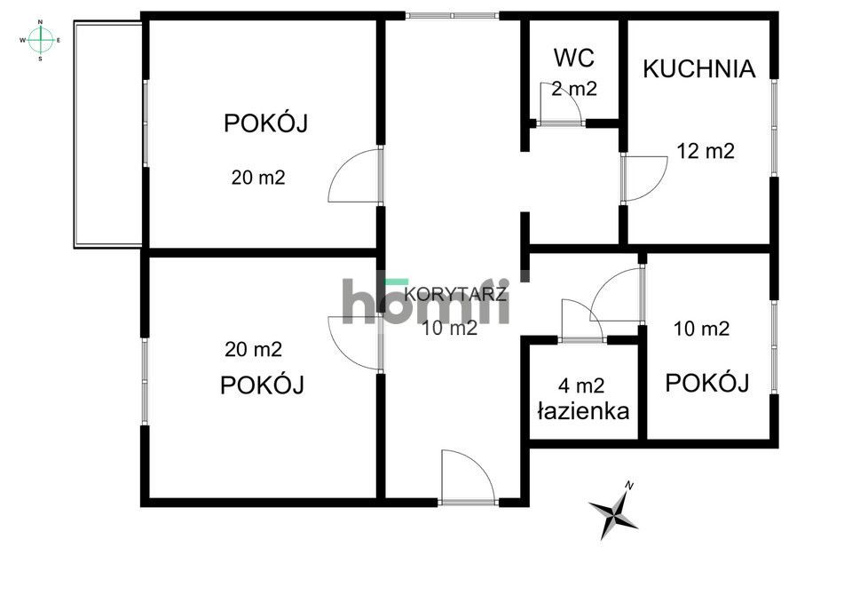 3-room family apartment with a loggia - Квартира - Продаж - Poznań, Nowe Miasto / Rataje