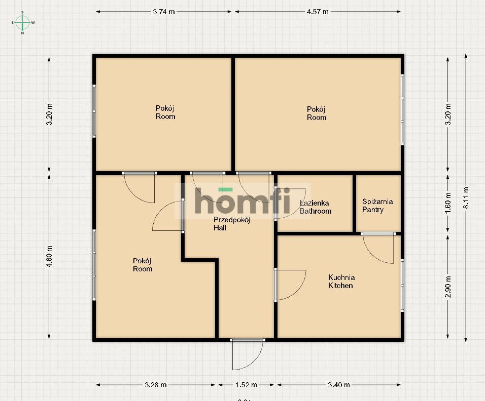 Ponad 100 m2 w kamienicy - mieszkanie do remontu - Mieszkanie - Sprzedaż - Radom, Śródmieście
