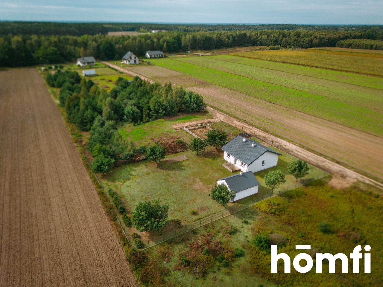 Detached house with a garage on a 1500m2 plot - House - Sale - Toruński, Obrowo / Kawęczyn