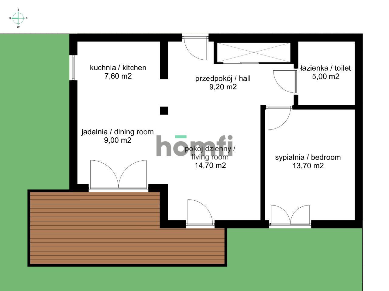 Ogród 300 m2 | Tauron Arena | Park Lotników - Mieszkanie - Sprzedaż - Kraków, Nowa Huta / Czyżyny