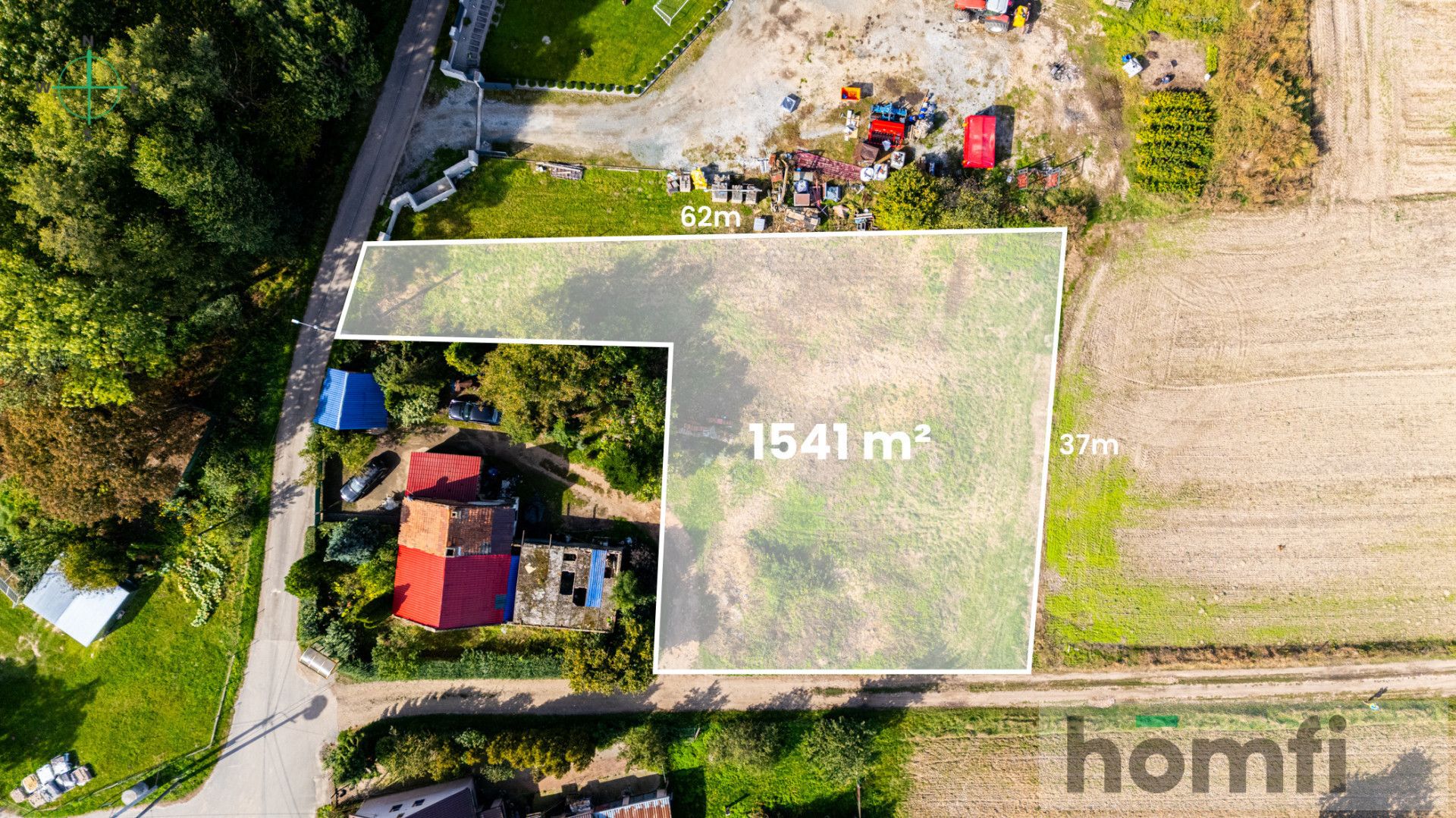 Działka budowlana uzbrojona, blisko Zalew Mietków - Działka - Sprzedaż - Wrocławski, Mietków / Stróża