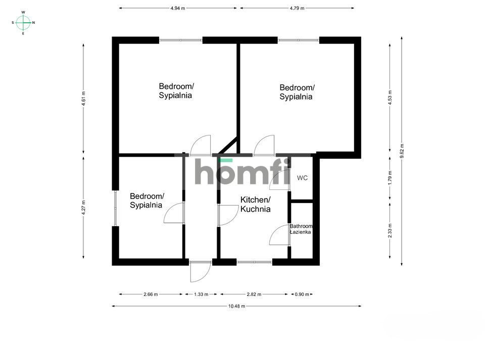 3 ROOMS | GARAGE | GARDEN - Apartment - Sale - Bielski, Czechowice-Dziedzice / Żebracz