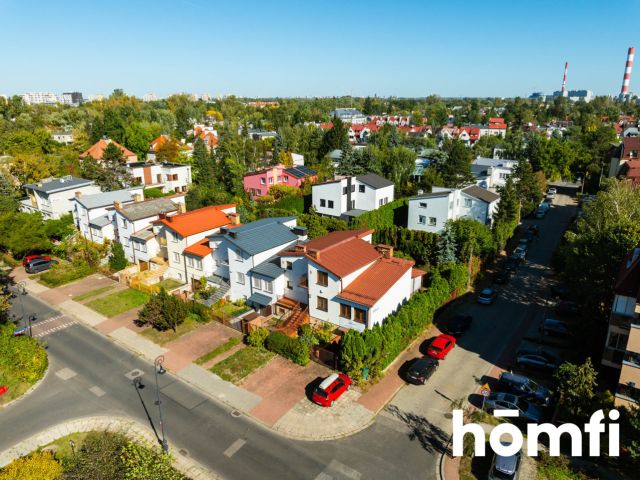 Piękny segment z ogrodem otoczony zielenią| Sadyba - Dom - Sprzedaż - Warszawa, Mokotów