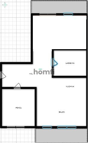 3 - rooms with a balcony and garage / Grabiszyńska - Квартира - Оренда - Wrocław, Stare Miasto