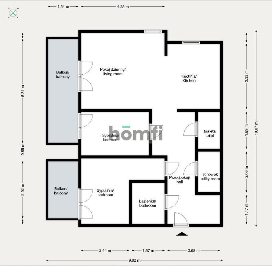 Nowoczesne mieszkanie z widokiem na park, Wielicka - Mieszkanie - Sprzedaż - Kraków, Podgórze / Bieżanów-Prokocim