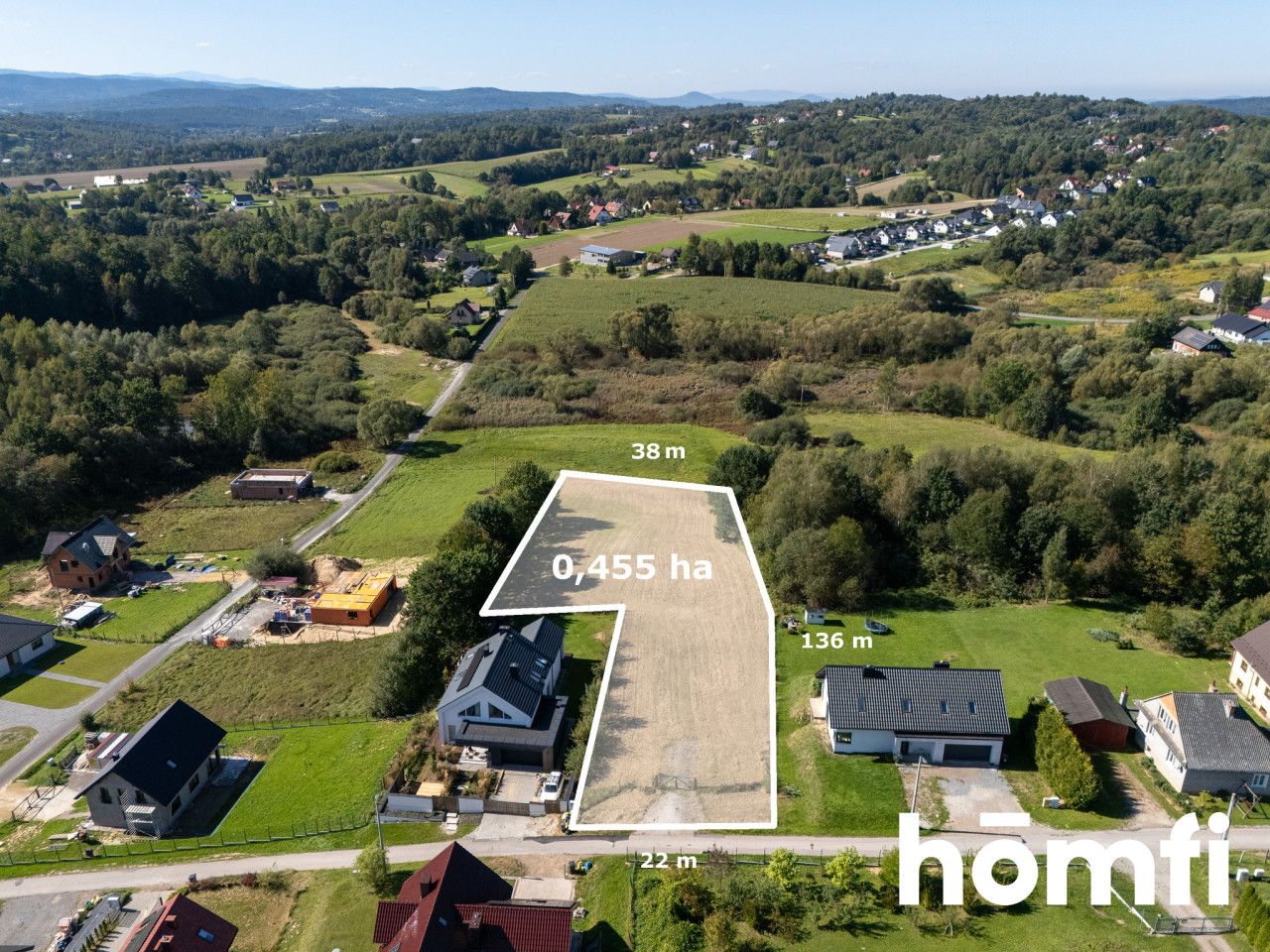 A scenic plot of land next to a forest and meadows - Plot - Sale - Krakowski, Świątniki Górne / Olszowice