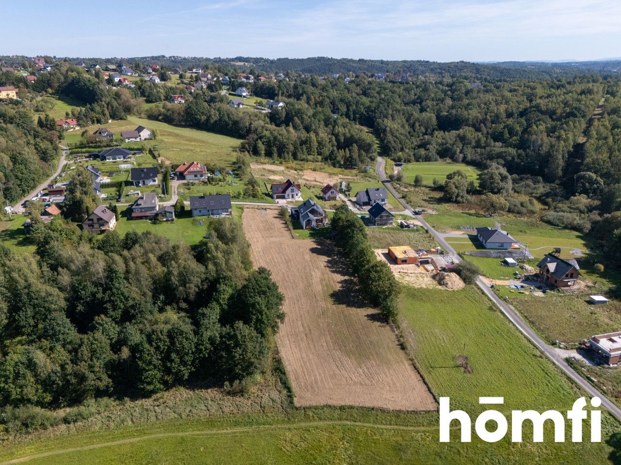 A scenic plot of land next to a forest and meadows - Plot - Sale - Krakowski, Świątniki Górne / Olszowice