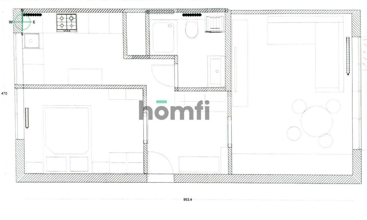 Retkinia Fresh 42 m² for Rent - Квартира - Оренда - Łódź, Polesie