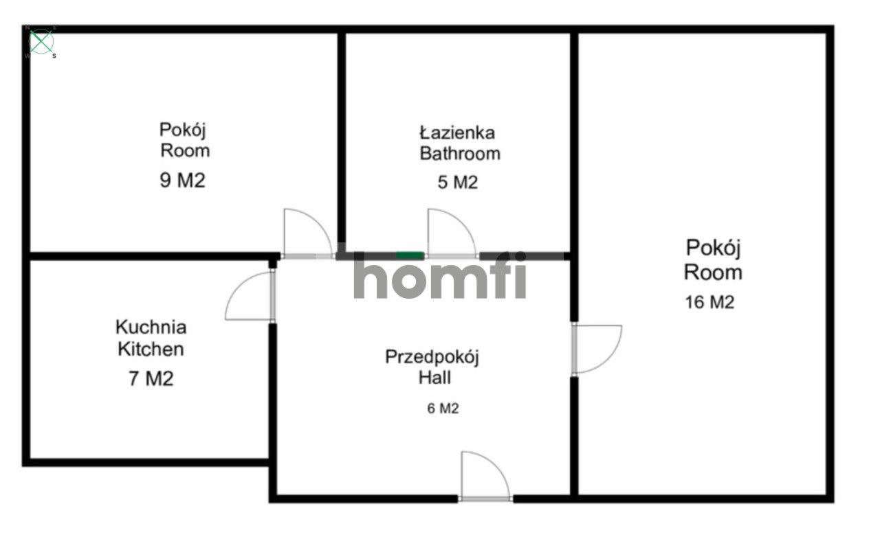Dwupokojowe mieszkanie w kamienicy osobna kuchnia - Квартира - Продаж - Wrocław, Śródmieście
