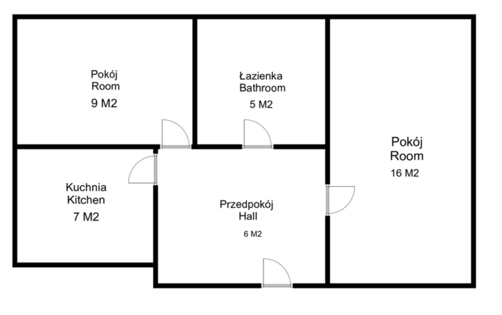 Dwupokojowe mieszkanie w kamienicy osobna kuchnia - Apartment - Sale - Wrocław, Śródmieście
