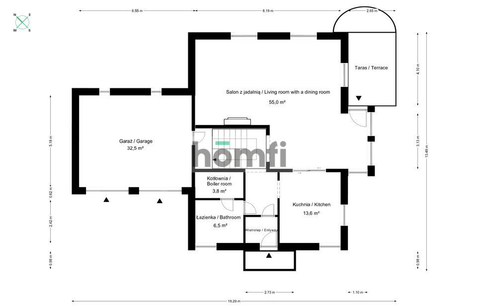 Smolec – zadbany dom wolnostojący 170 m² z fotowoltaiką i pięknym ogrodem + garaż 32,5 m², gotowy do zamieszkania bez nakładów - Dom - Sprzedaż - Wrocławski, Kąty Wrocławskie / Smolec