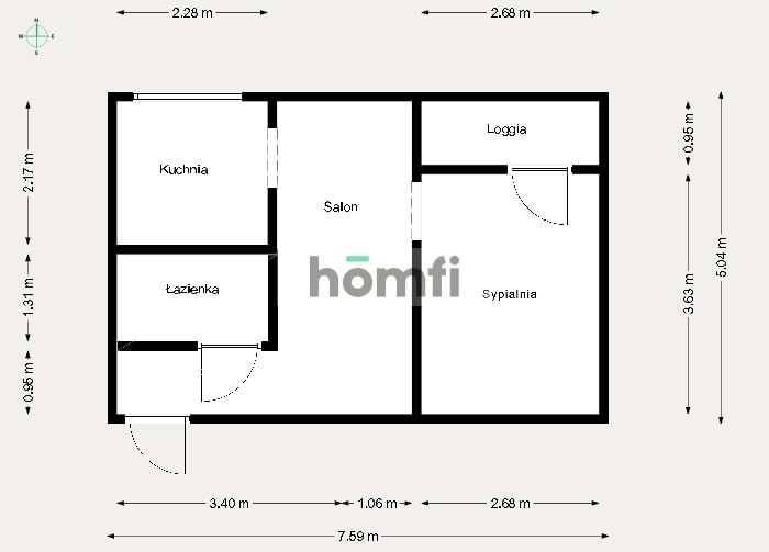 Komfortowe M2 z loggią | Burowiec, Katowice - Mieszkanie - Wynajem - Katowice, Burowiec
