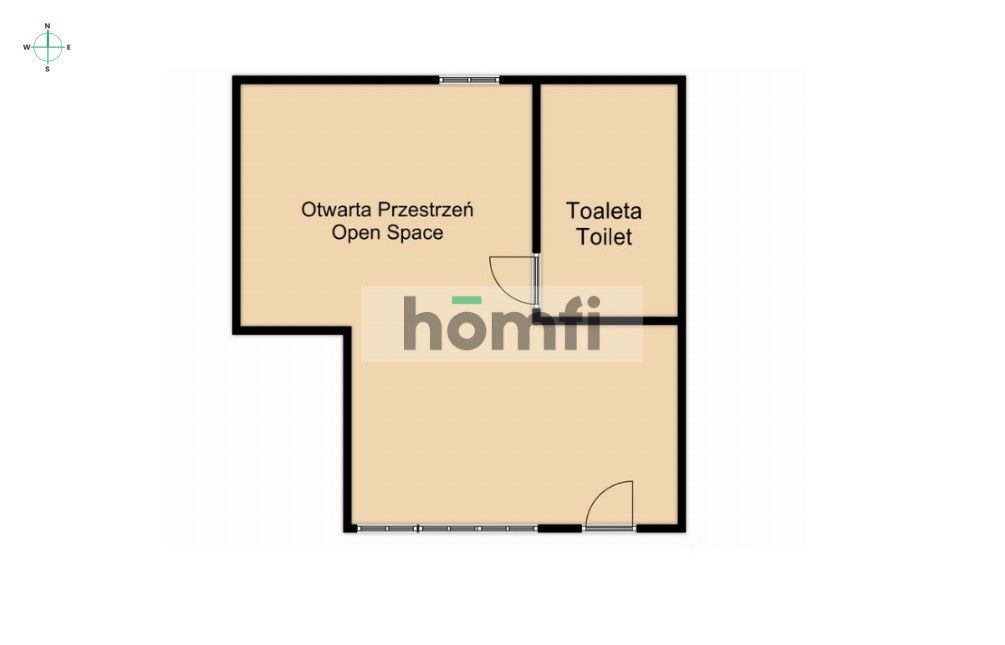 Lokal 43 m2 przy Słowackiego - Lokal użytkowy - Wynajem - Radom, Glinice