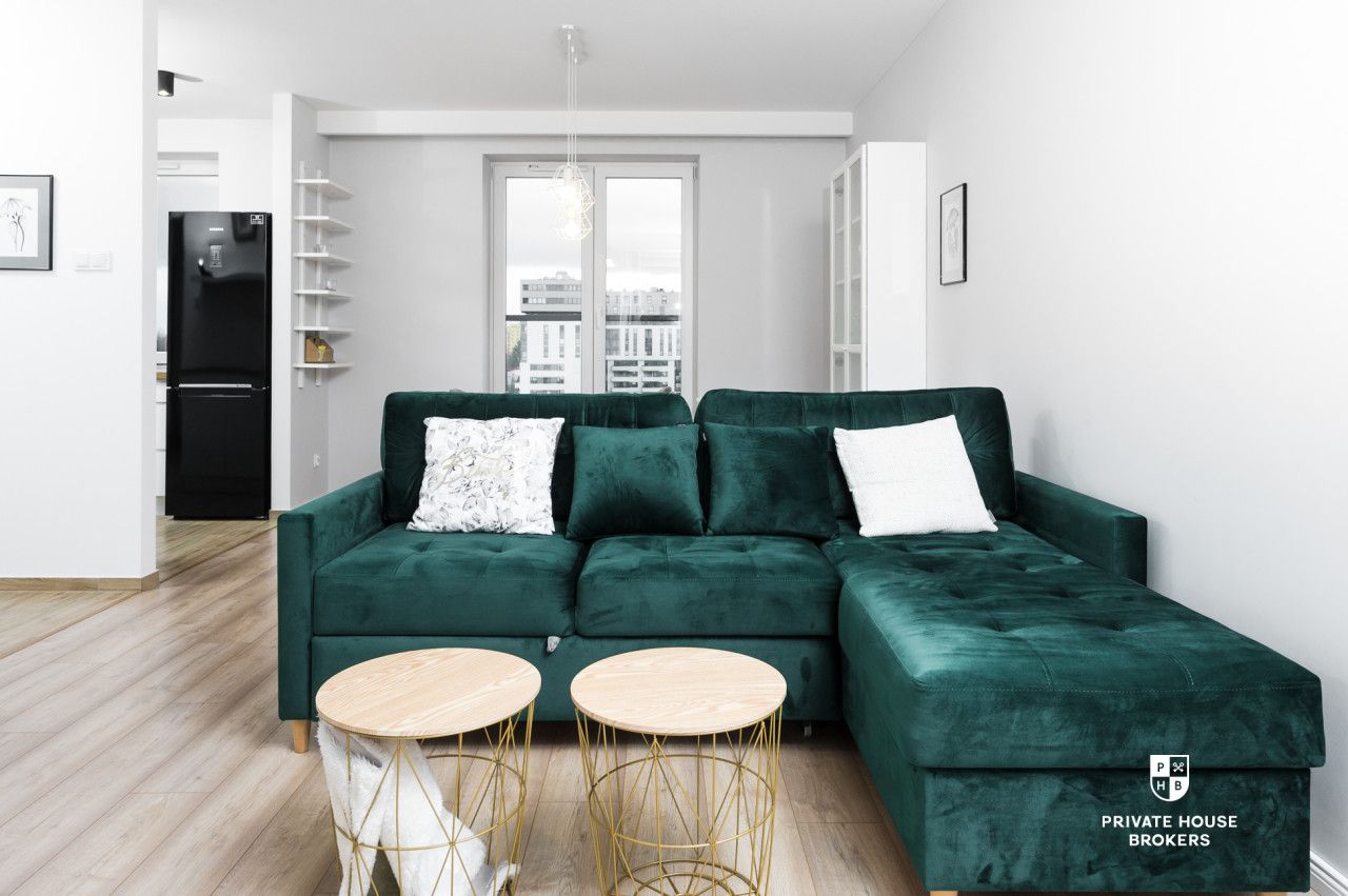 Spacious, 2-room apartment on the 6th floor Building 2019 - Kraków| Płaszów district - Apartment - Rent - Kraków, Podgórze / Płaszów