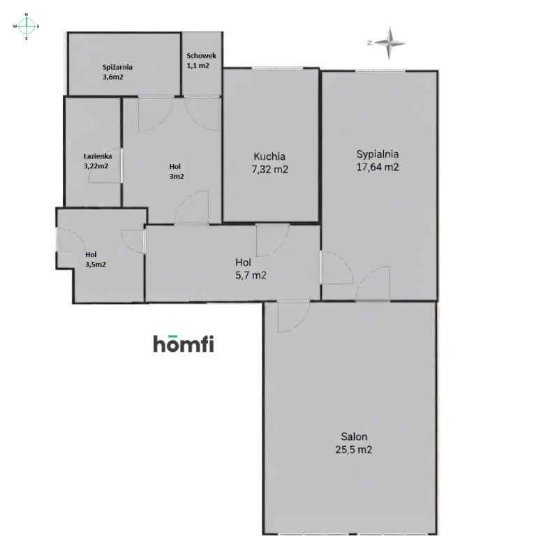 Przestronne mieszkanie 71 m² | Katowice - Mieszkanie - Sprzedaż - Katowice, Śródmieście