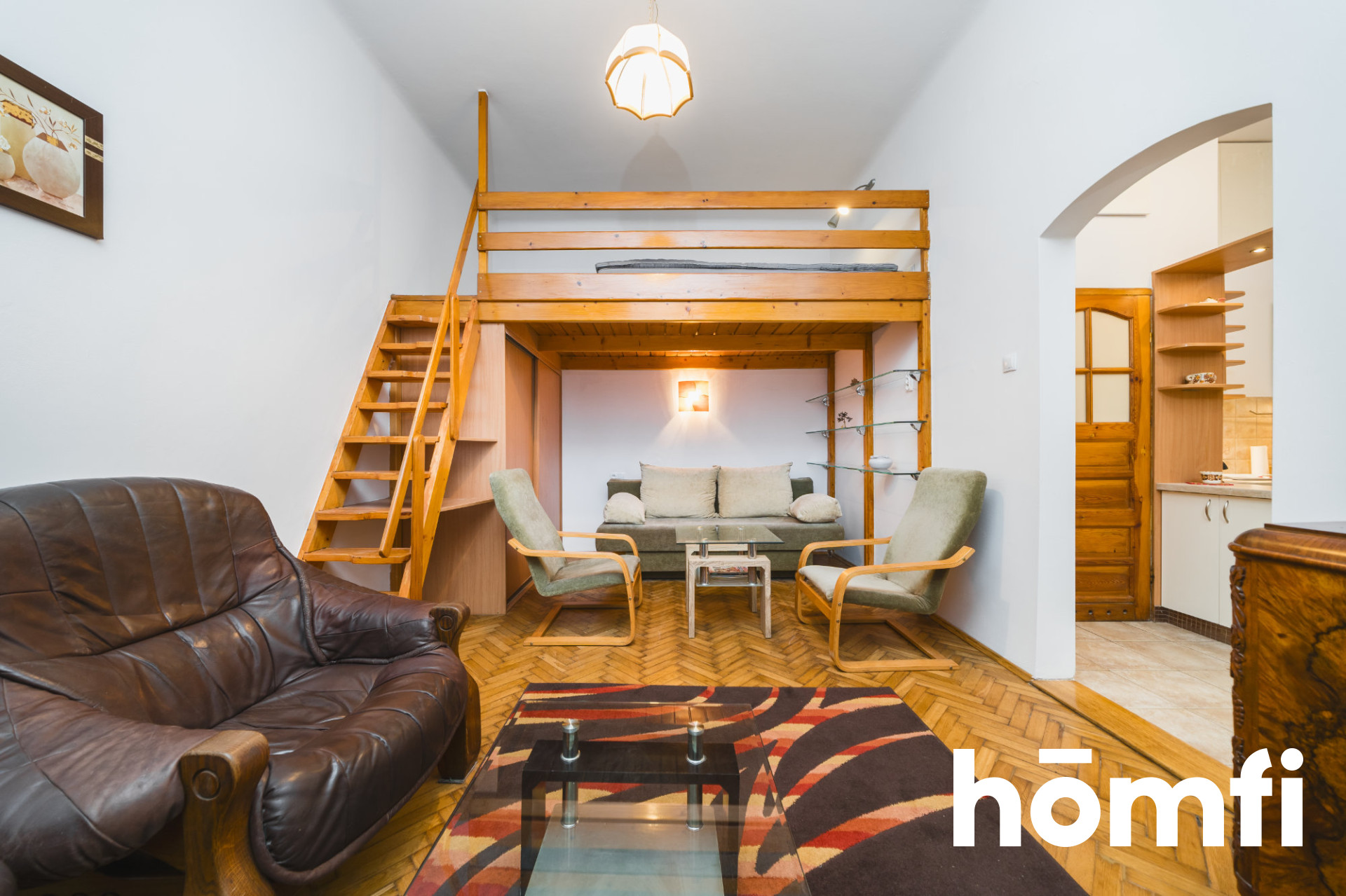 A quiet studio with a mezzanine in Kazimierz - Apartment - Rent - Kraków, Śródmieście / Kazimierz