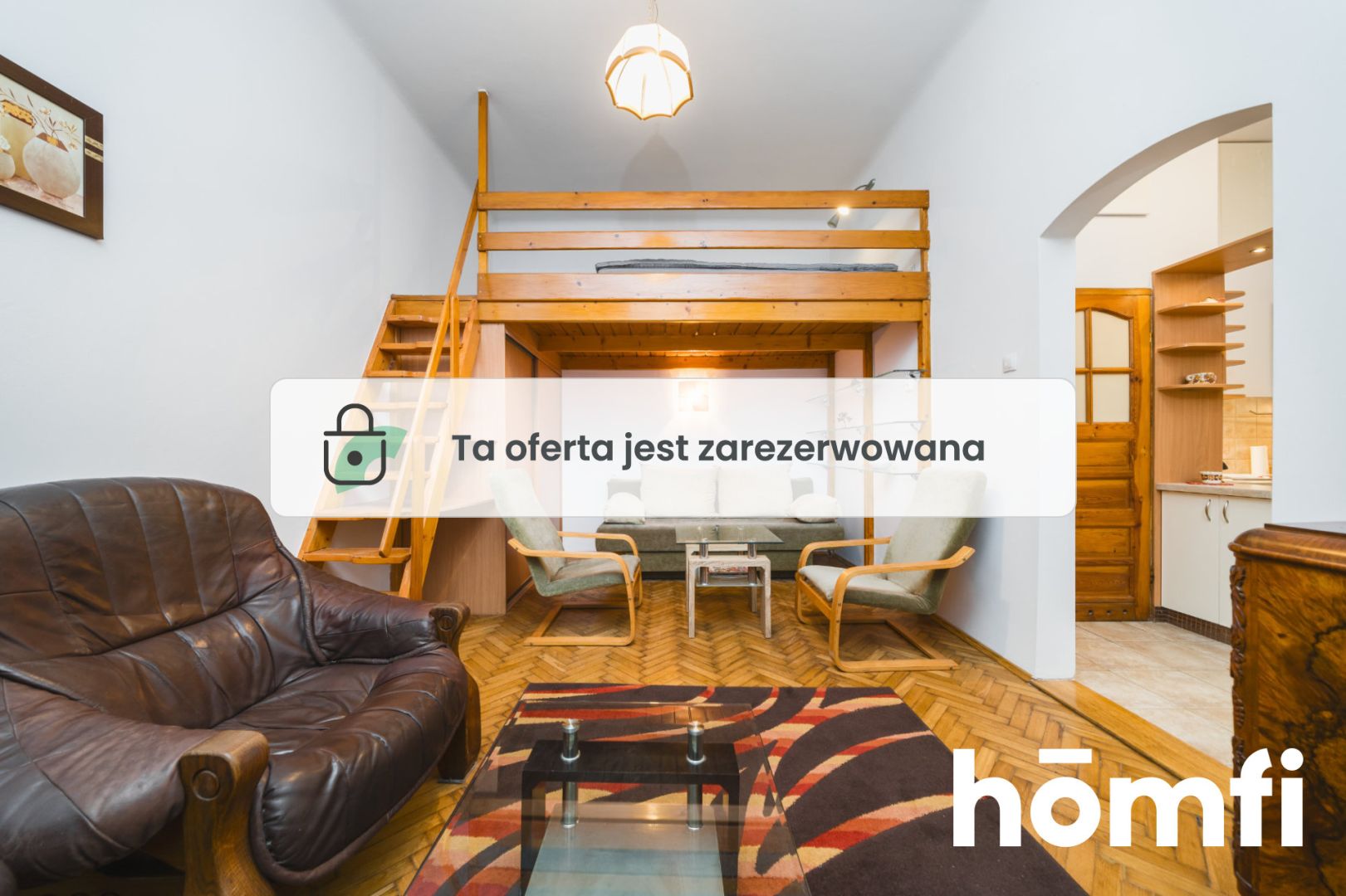 A quiet studio with a mezzanine in Kazimierz - Apartment - Rent - Kraków, Śródmieście / Kazimierz