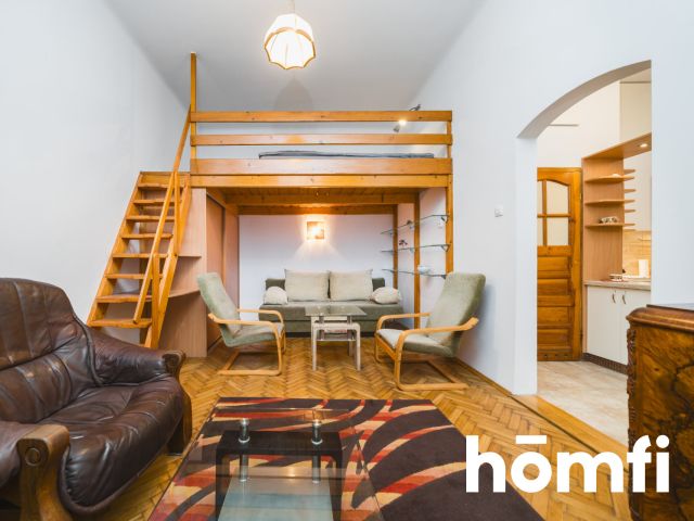 A quiet studio with a mezzanine in Kazimierz - Apartment - Rent - Kraków, Śródmieście / Kazimierz