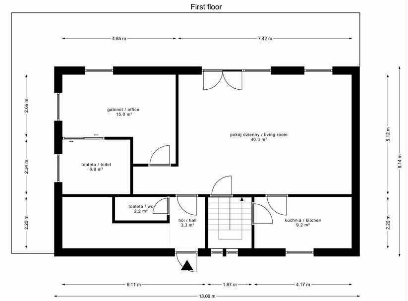 Ruczaj, Raciborska, 48m²: beautiful one-bedroom apartment with a walk-in closet | Available from 1.11 - Apartment - Rent - Kraków, Ruczaj