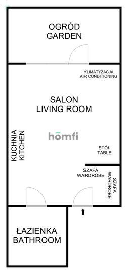 KAWALERKA Z OGRÓDKIEM | KLIMATYZACJA | NOWE BUDOWNICTWO | UL. MYŚLIWSKA 55B - Mieszkanie - Wynajem - Kraków, Podgórze / Płaszów