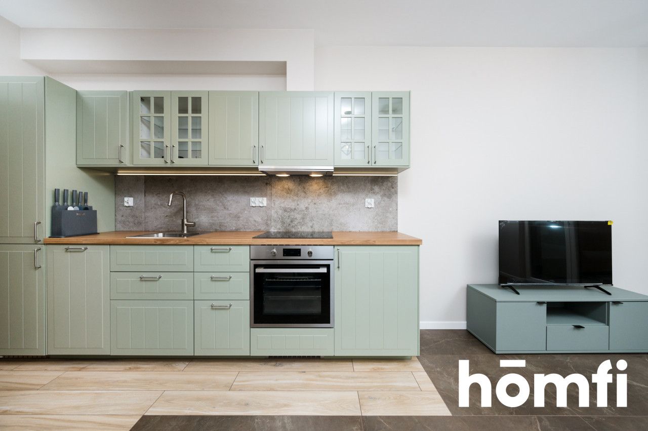 15 MINUTES TO THE CENTER | STUDIO APARTMENT WITH GARDEN | AIR CONDITIONING | NEW BUILDING | UL. MYŚLIWSKA 55B - Apartment - Rent - Kraków, Podgórze / Płaszów