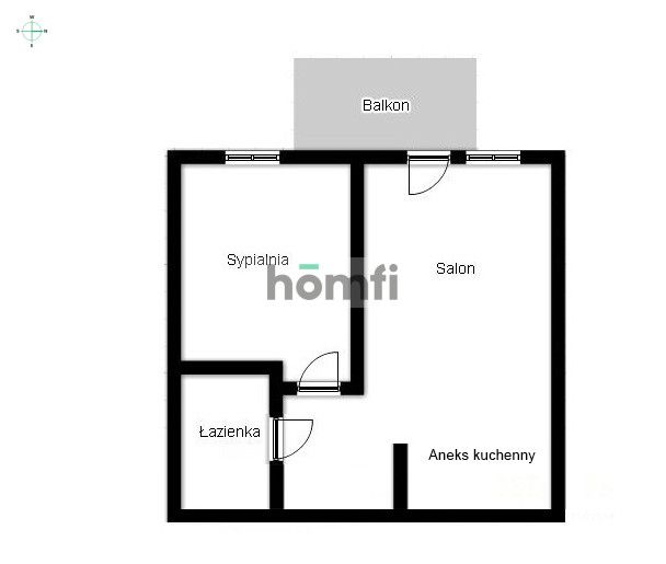 Modern two-room apartment Murarska Street - Apartment - Rent - Kraków, Krowodrza