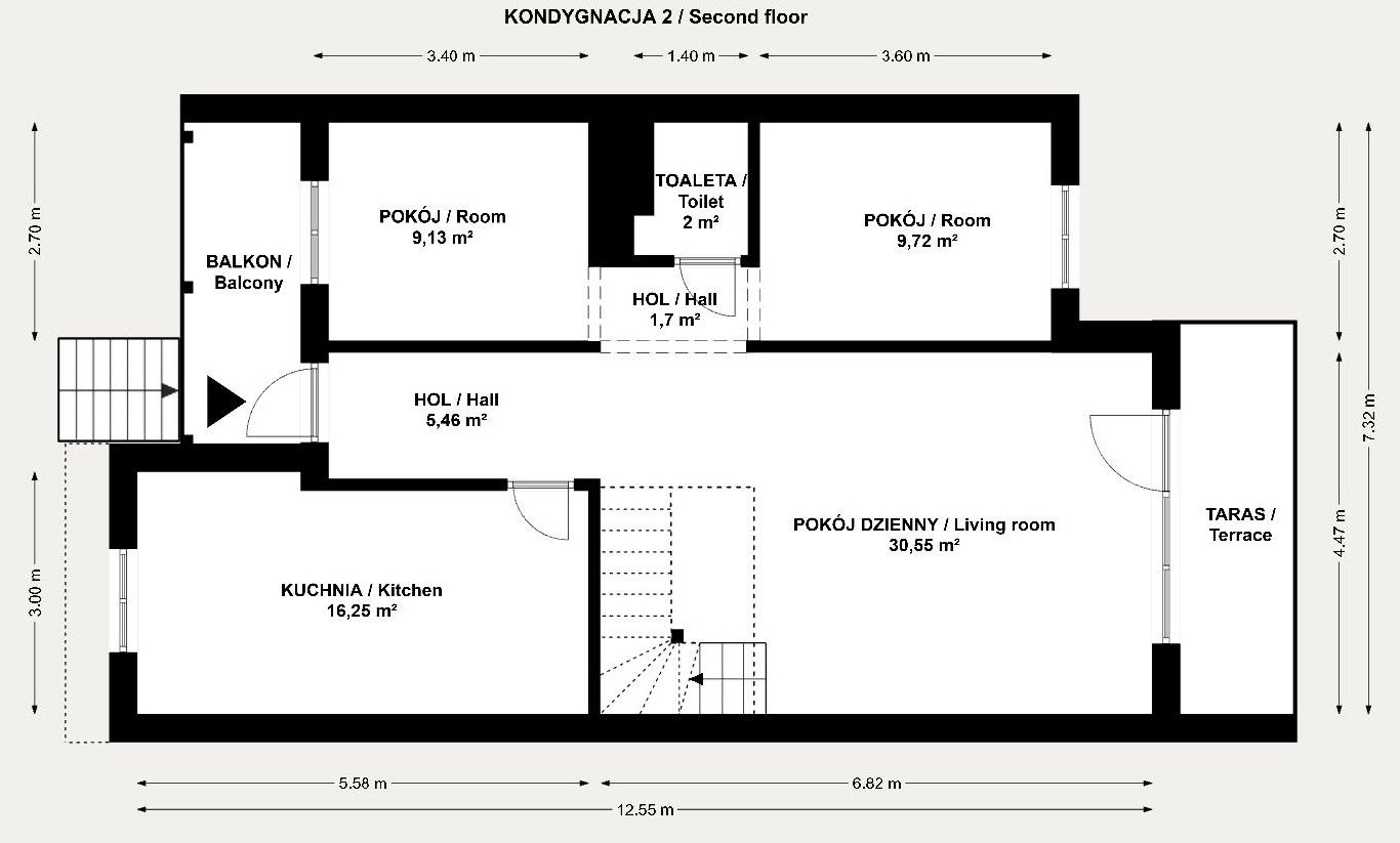 Segment with a garden in a quiet area in Kliny - House - Sale - Kraków, Podgórze / Kliny