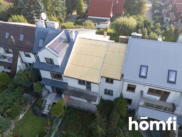 Segment z ogrodem w spokojnej okolicy na Klinach - Dom - Sprzedaż - Kraków, Podgórze / Kliny