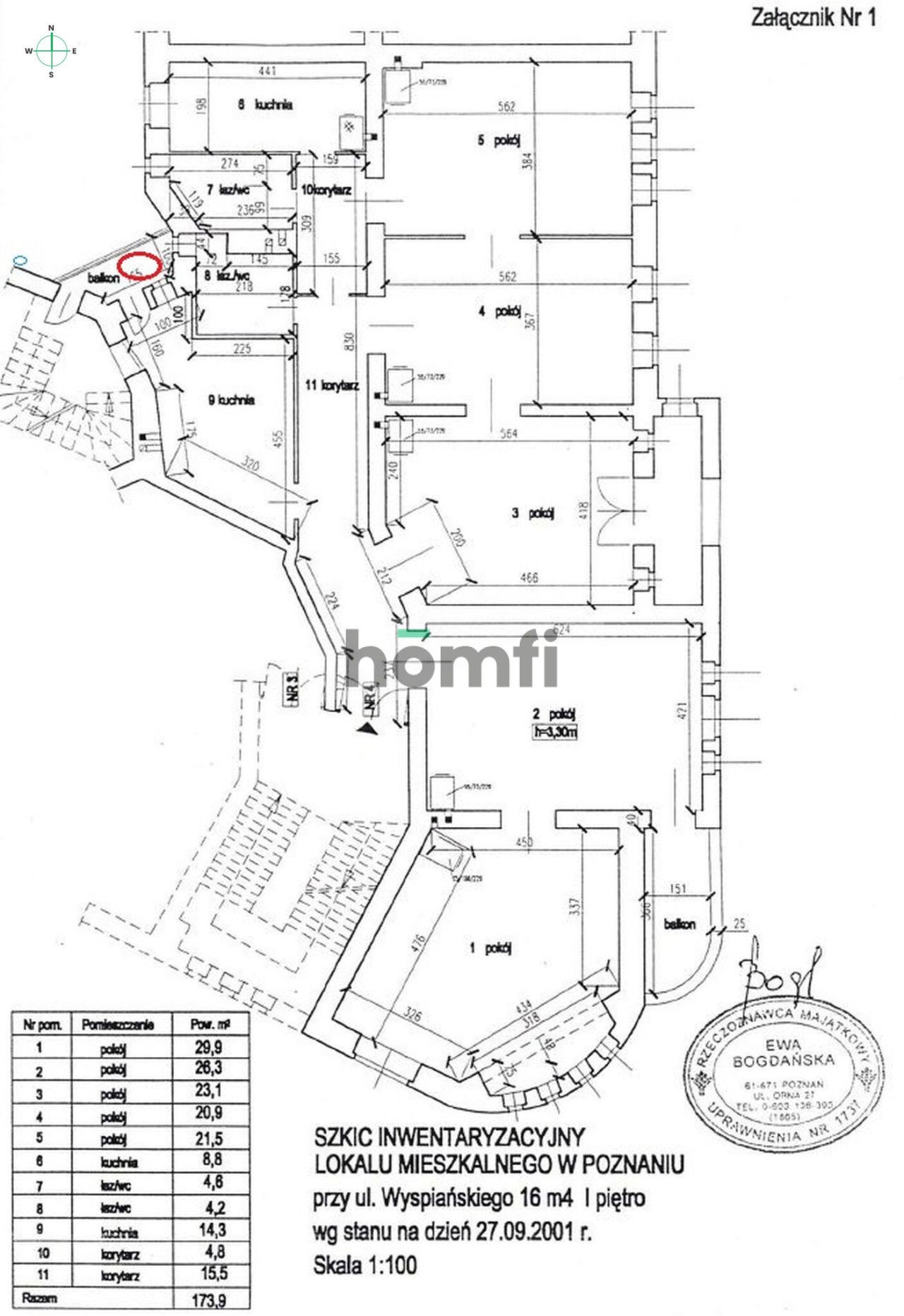 173 m² w prestiżowej lokalizacji — idealne pod apartamenty lub biura (wysoki ROI) - Mieszkanie - Sprzedaż - Poznań, Grunwald / Łazarz