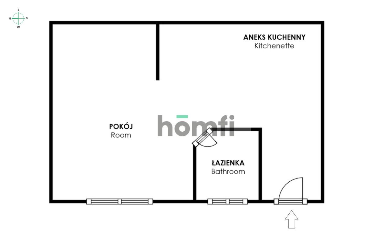 Kawalerka na Kazimierzu przy ul. Augustyna Kordeckiego | kilka kroków do Bulwarów - Mieszkanie - Sprzedaż - Kraków, Śródmieście / Kazimierz