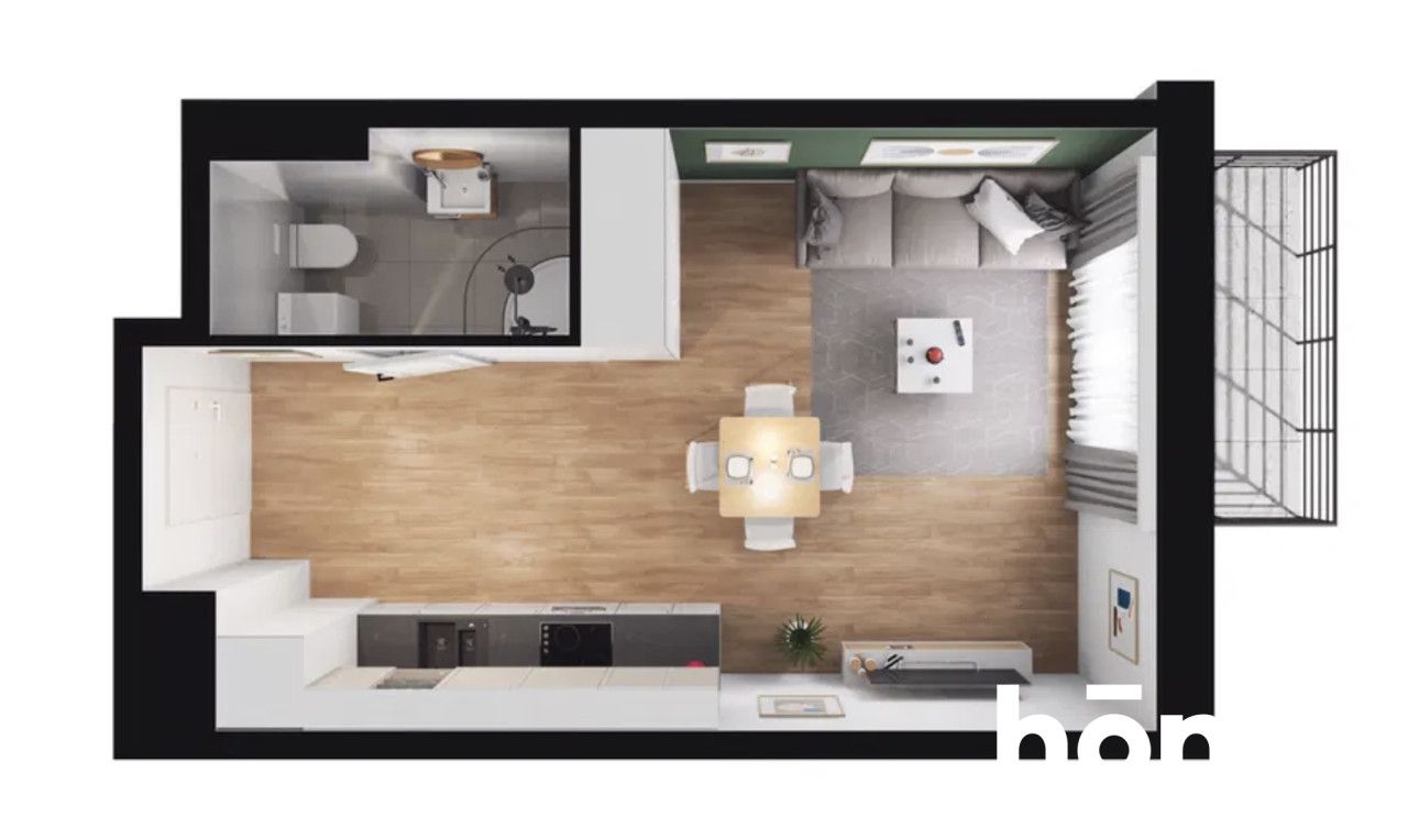 26m2 inwestycyjne, gotowa łazienka podłogi ściany - Mieszkanie - Sprzedaż - Gdańsk, Śródmieście