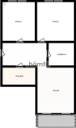 3-room 61 m2 / Dyrekcyjna 33 / Dawida - Apartment - Rent - Wrocław, Krzyki