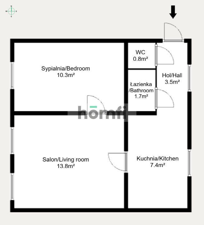 ATRAKCYJNE 2-POKOJOWE MIESZKANIE W GDAŃSKU - Mieszkanie - Sprzedaż - Gdańsk, Siedlce