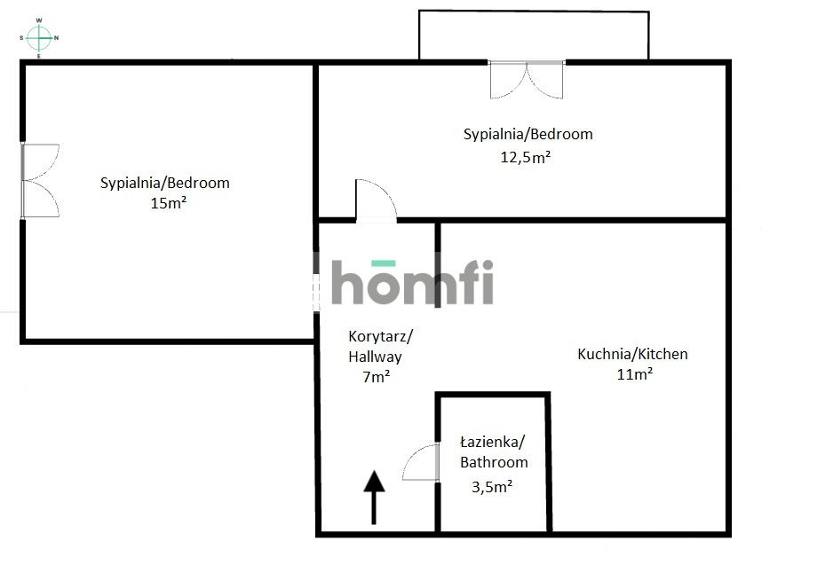 2 sypialnie obok OBC, Alchemia, parking, Oliwa - Mieszkanie - Wynajem - Gdańsk, Oliwa