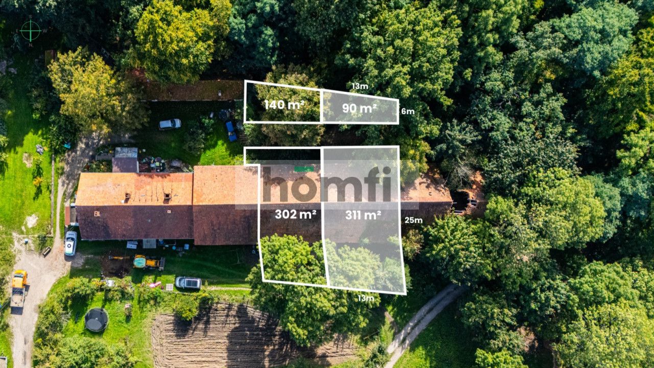 Działka zabudowana pod lasem blisko Zalew Mietków - Działka - Sprzedaż - Wrocławski, Mietków / Wawrzeńczyce