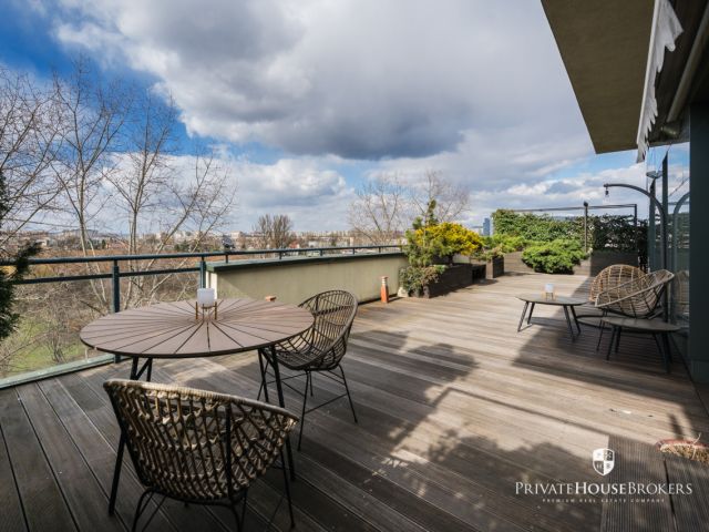 Czteropokojowy apartament z pięknym tarasem i widokiem na zieleń - Mieszkanie - Wynajem - Kraków, Śródmieście