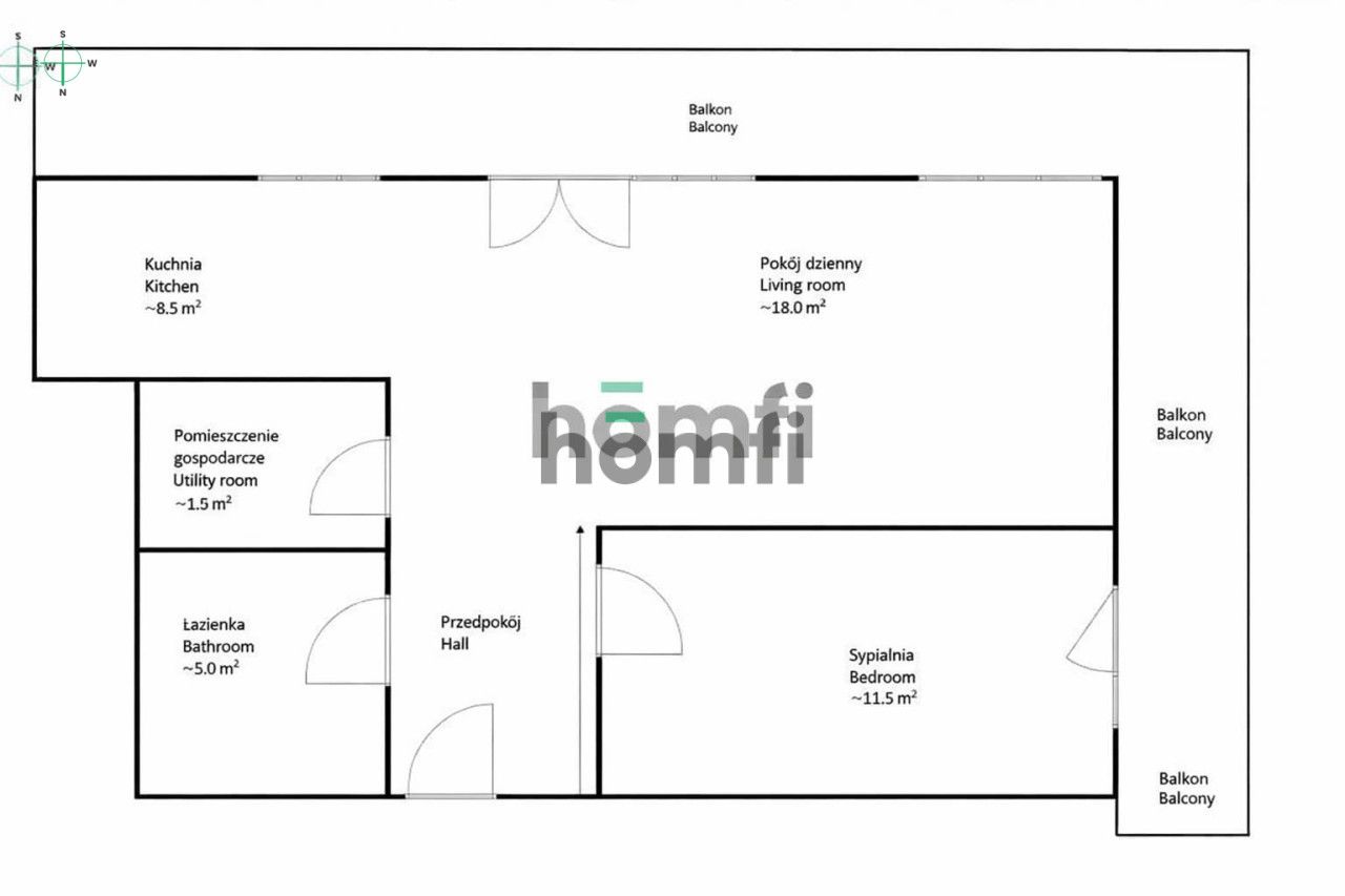 2 pokoje | Tarnogaj | Duży taras | Ostatnie piętro | Wysoki standard - Mieszkanie - Sprzedaż - Wrocław, Krzyki / Tarnogaj