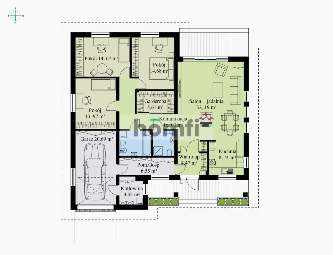 Parterowy dom z widokiem – 15 minut od Rzeszowa - Dom - Sprzedaż - Rzeszowski, Tyczyn / Hermanowa