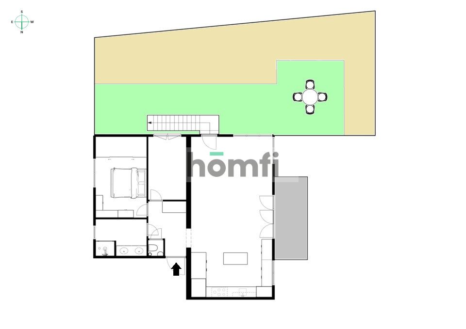 Very bright and big apartment - 3 rooms, huge living room, private garage, parking space, terrace and cozy garden - Widokowa St. | Libertów | Mogilany - Apartment - Sale - Krakowski, Mogilany / Libertów