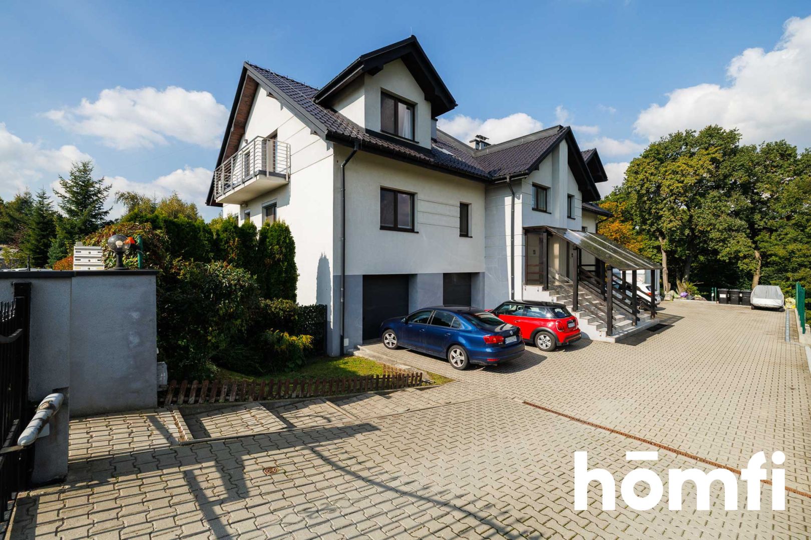 Very bright and big, 3-room apartment of 87 sqm with private garage, terrace and cozy garden - Widokowa St. | Libertów | Mogilany - Apartment - Sale - Krakowski, Mogilany / Libertów