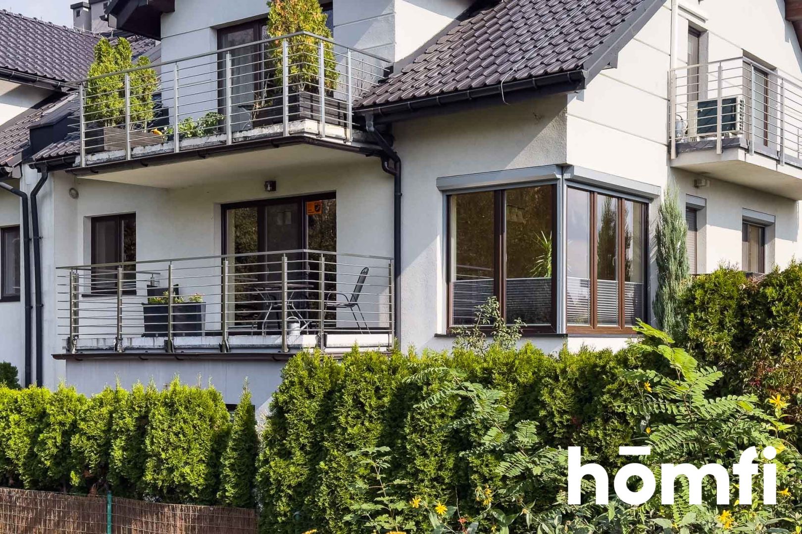 Very bright and big apartment - 3 rooms, huge living room, private garage, parking space, terrace and cozy garden - Widokowa St. | Libertów | Mogilany - Apartment - Sale - Krakowski, Mogilany / Libertów