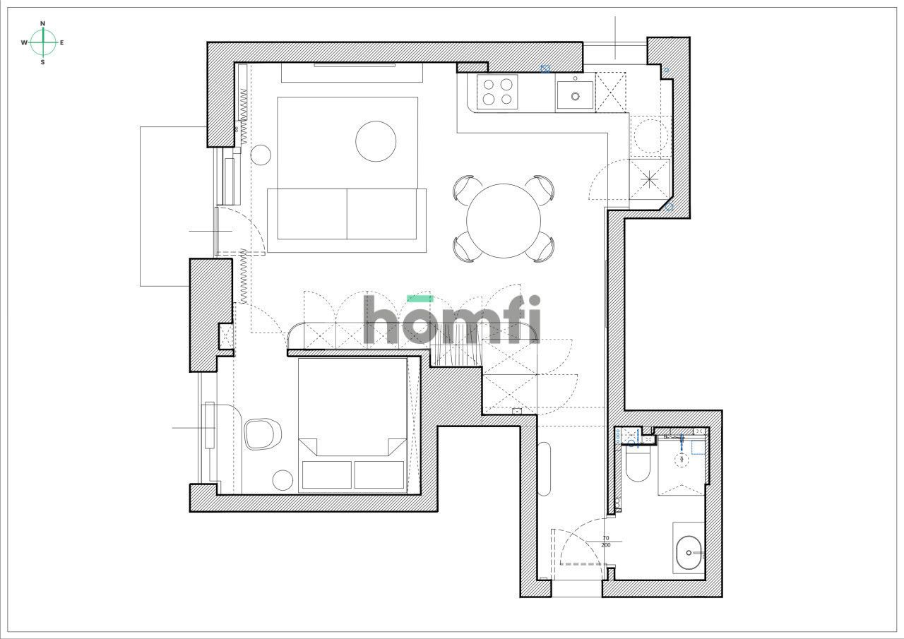 Designerskie dwa pokoje obok metra - Mieszkanie - Sprzedaż - Warszawa, Wola