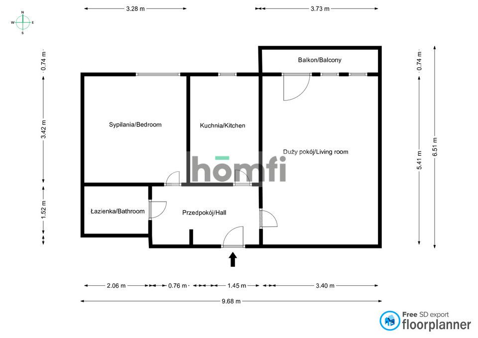 Functional Two-Room Apartment - Квартира - Продаж - Katowice, Dolina Trzech Stawów