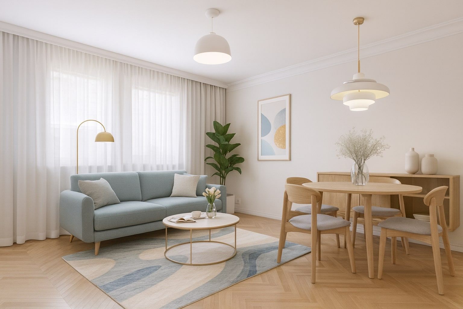 3 pokoje 59,90m2 - Mieszkanie - Sprzedaż - Łęczyński, Łęczna