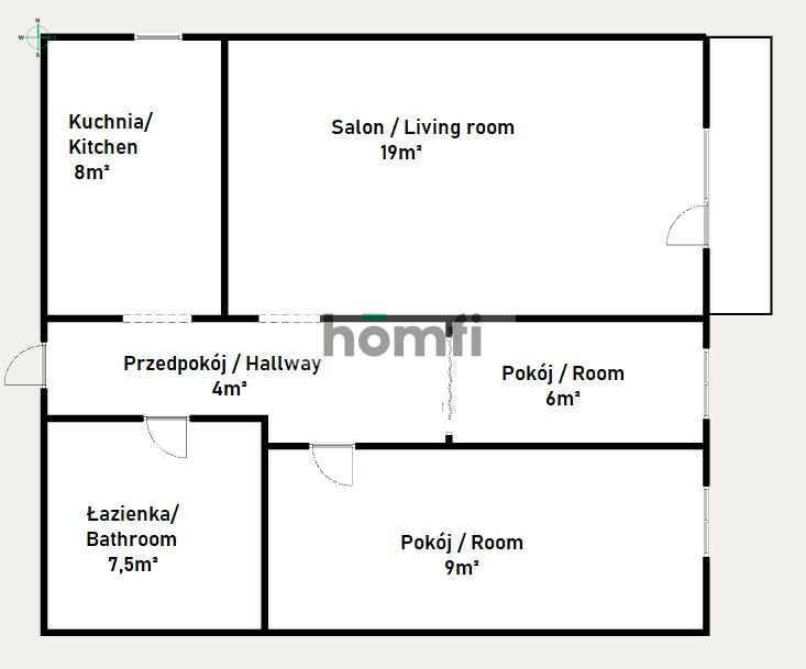 3-room apartment with a view of the entire Gdańsk, next to OBC, Alchemia. - Apartment - Sale - Gdańsk, Strzyża