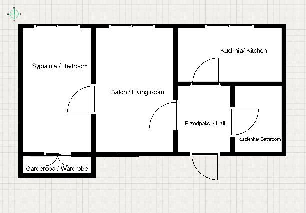 2 rooms, balcony, wardrobe - Apartment - Rent - Zabrze, Centrum Południe