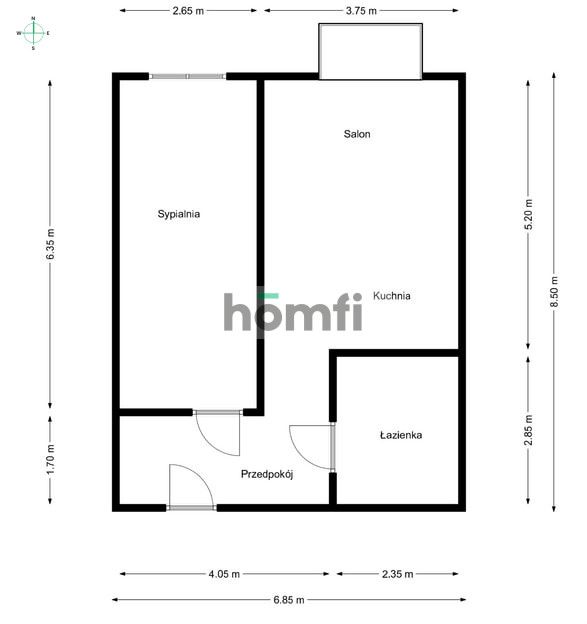 Sokolska Towers – 2 pokoje z parkingiem - Mieszkanie - Wynajem - Katowice, Śródmieście