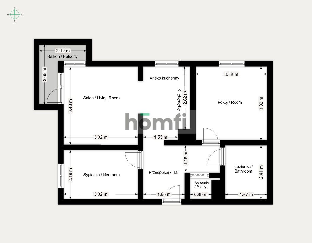 3 rooms | balcony | air conditioning | parking spaces - Квартира - Продаж - Kraków, Podgórze / Bieżanów-Prokocim